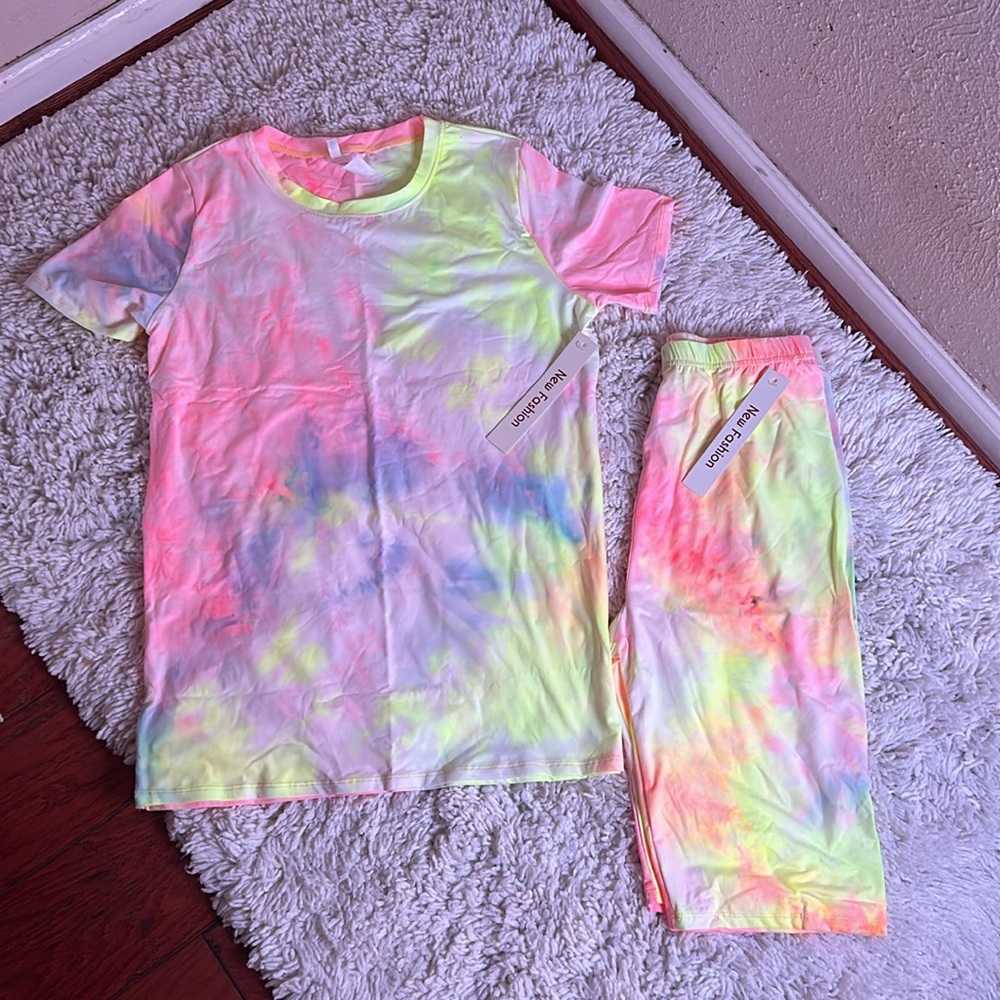 Tie Dye Short set